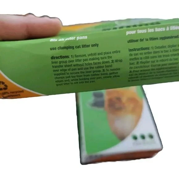 2 New Vanness PureNess Sifting Cat Pan Liners - Extra Giant - SL7 - Pack of 10 - Picture 6 of 8